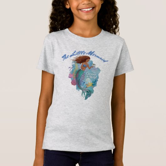 De kleine zeemeermin Ariel Nieuwsgierig & Kind T-shirt (Voorkant)