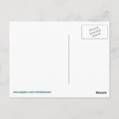 De kleine zeemeermin briefkaart (Achterkant)