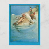 De kleine zeemeermin briefkaart (Voorkant)