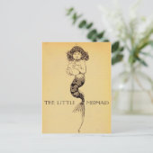 De kleine zeemeermin briefkaart (Staand voorkant)