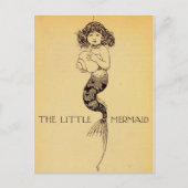 De kleine zeemeermin briefkaart (Voorkant)