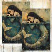 DE KLEINE ZEEMEERMIN DECOUPAGE TISSUEPAPIER