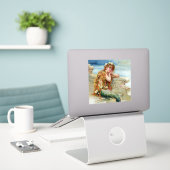 “De Kleine Zeemeermin” door E S Hardy Sticker (Laptop op bureau)