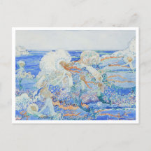 De kleine zeemeermin - Mermaids die in het Surf sp