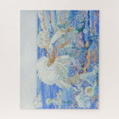 De kleine zeemeermin - Mermaids die in het Surf sp Legpuzzel (Verticaal)