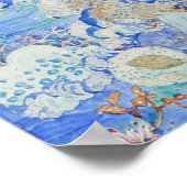 De kleine zeemeermin - Mermaids die in het Surf sp Poster (Hoek)