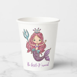 De kleine zeemeermin papieren bekers