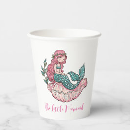 De kleine zeemeermin papieren bekers