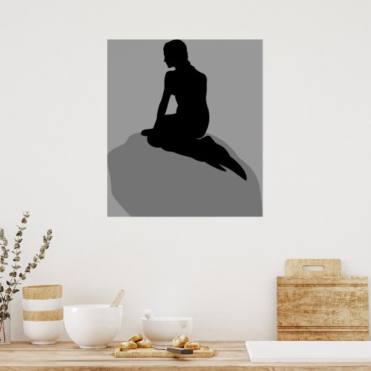 De kleine zeemeermin poster (Keuken)