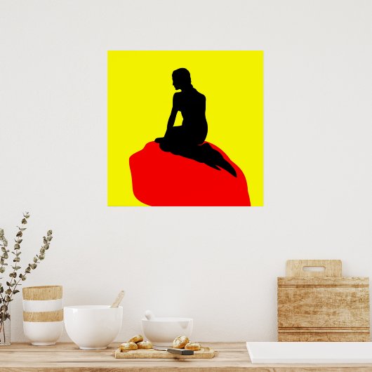De kleine zeemeermin poster (Keuken)