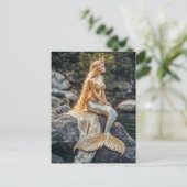 De kleine zeemeermin scene briefkaart (Staand voorkant)