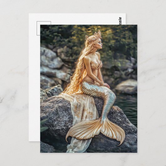 De kleine zeemeermin scene briefkaart (Voorkant / Achterkant)