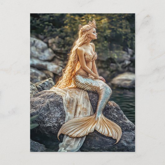 De kleine zeemeermin scene briefkaart (Voorkant)