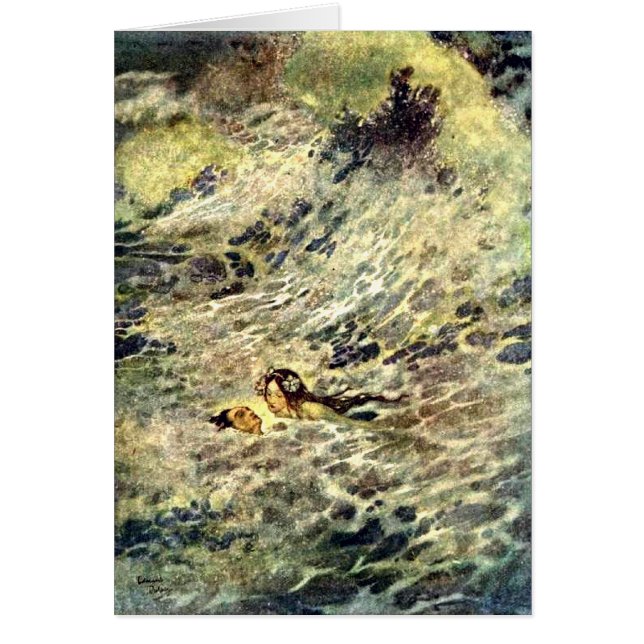 De kleine zeemeerminikaart (Voorkant)