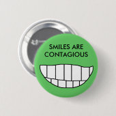 DE KLEINE ZIJN CONTAGIOUS - knoop Ronde Button 5,7 Cm (Voorkant /achterkant)
