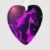 De kleine zoete pony, regenboogkleuren ornament (voorkant)