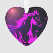 De kleine zoete pony, regenboogkleuren ornament (achterkant)