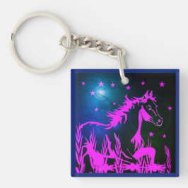 De kleine zoete pony, roze sleutelhanger