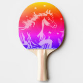 De kleine zoete pony, roze tafeltennisbatje (Achterkant)