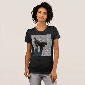 De kleine zwarte poel t-shirt (Voorkant volledig)