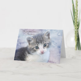 De kleinste Feline Note Kaart