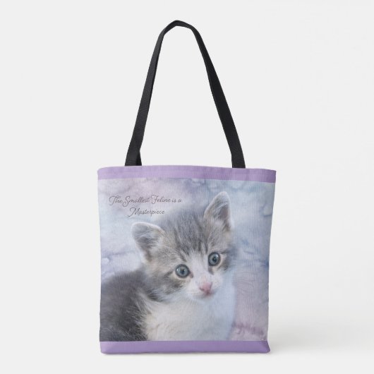 De kleinste katachtige tote bag (Achterkant)