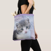 De kleinste katachtige tote bag (Dichtbij)