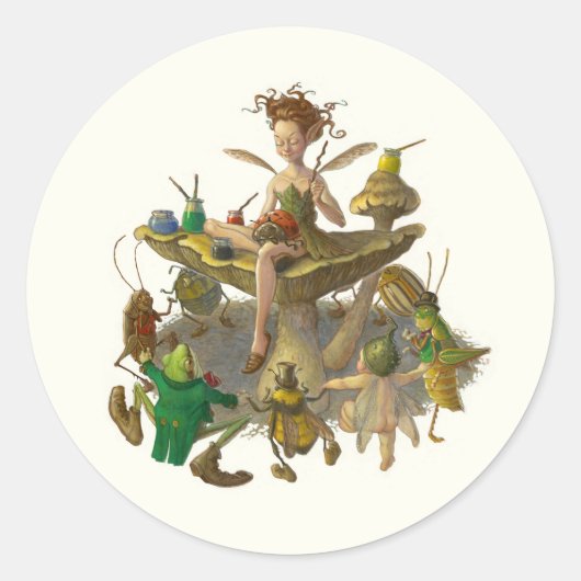 “De Kleinste Kunstenaar” Stickers (Voorkant)