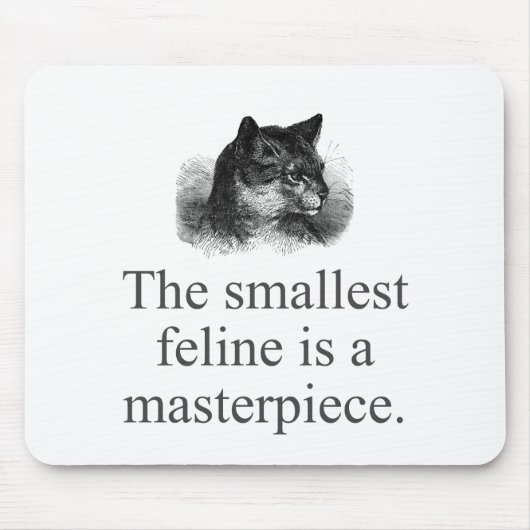 De kleinste waarneming is een sterstuk muismat (Voorkant)