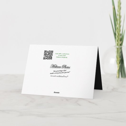 De kleinzoon wijs-Blk, past om het even welke Kaart (Achterkant)