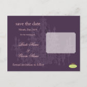 De kleur Datum/kroonluchter/doe-het-zelf opslaan Aankondigingskaart (Achterkant)