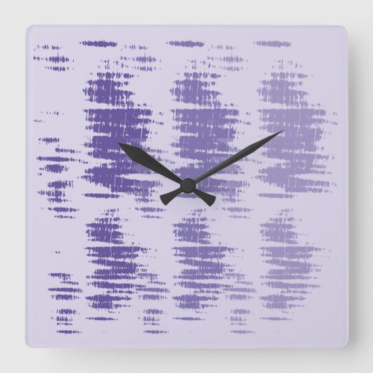 de kleur Light shadows sun door masanser Vierkante Klok (Voorkant)