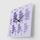 de kleur Light shadows sun door masanser Vierkante Klok (Hoek)