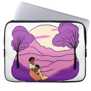De kleur Paarse Laptop Sleeve