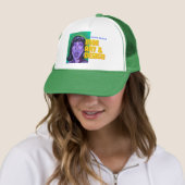 De kleur serie- Paarse trucker hoed Trucker Pet (In situ)