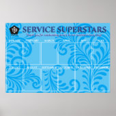 De kleur van de douane  fotowerknemer van de maand poster (Voorkant)