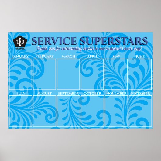 De kleur van de douane  fotowerknemer van de maand poster (Voorkant)