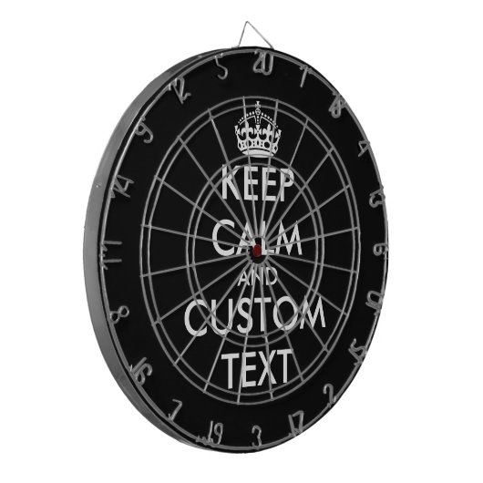 De kleur van de douane houdt kalm en neemt dartboa dartbord (Voorkant Links)