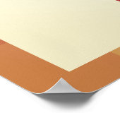 De kleur van de douane moderne werknemer van de ma poster (Hoek)