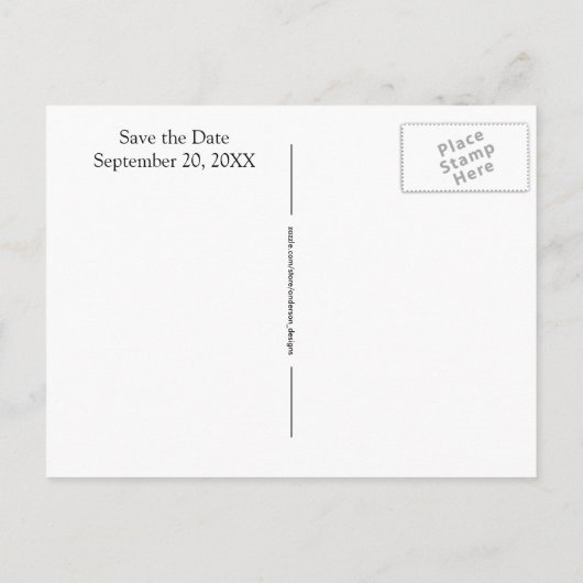 De kleur van de Douane van het Patroon van het Sca Briefkaart (Achterkant)