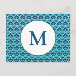 De kleur van de Douane van het Patroon van het Sca Briefkaart