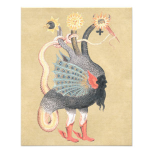 De Kleur van de Draak van de alchimie Foto Afdruk