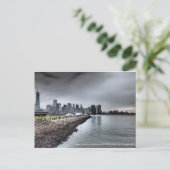 De Kleur van de Horizon van het Lower Manhattan Briefkaart (Staand voorkant)