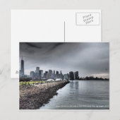 De Kleur van de Horizon van het Lower Manhattan Briefkaart (Voorkant / Achterkant)