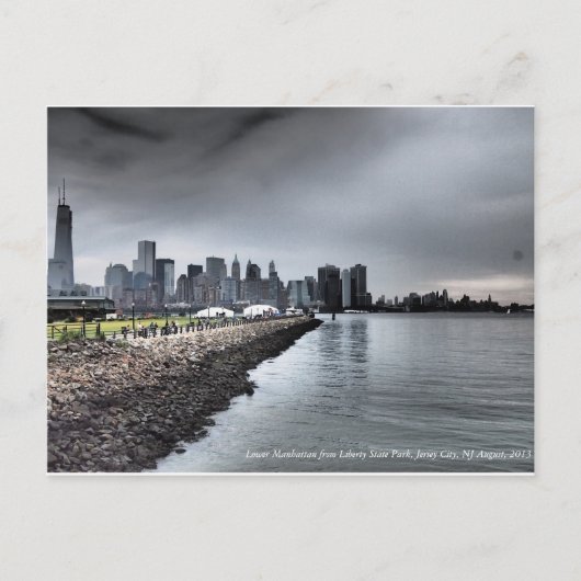 De Kleur van de Horizon van het Lower Manhattan Briefkaart (Voorkant)