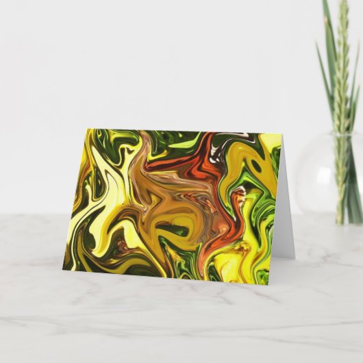 De kleur van de Kaart van de Nota van de Herfst (Voorkant)