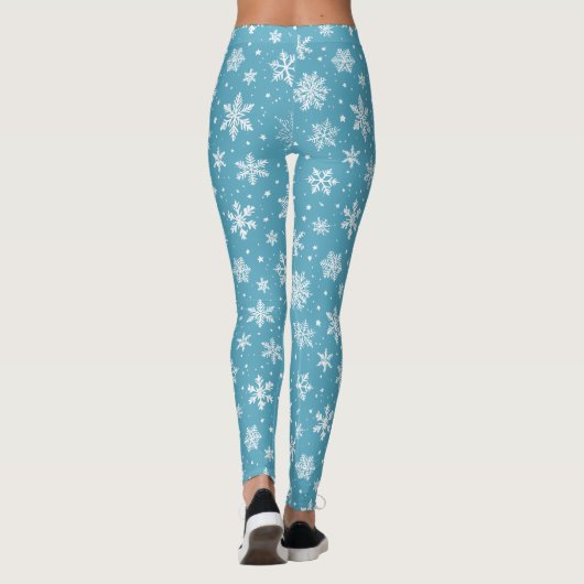 De kleur van de kerstboom leggings (Achterkant)
