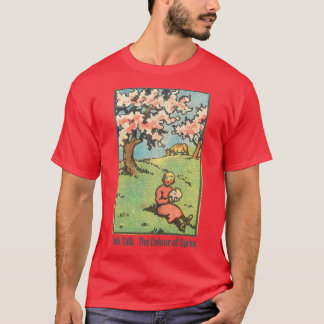 De kleur van de lente origineel retro ontwerp t-shirt