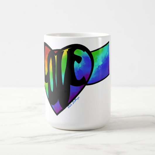 De kleur van de liefde mok (Center)