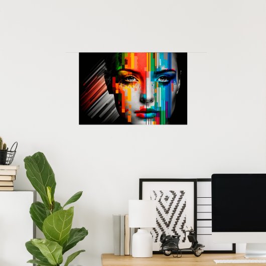 De kleur van de regen poster (Thuiskantoor)